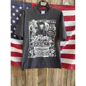 2002 Rob Zombie Demon Speeding Tour  t-shirt L runs smaller, All Sport tag.